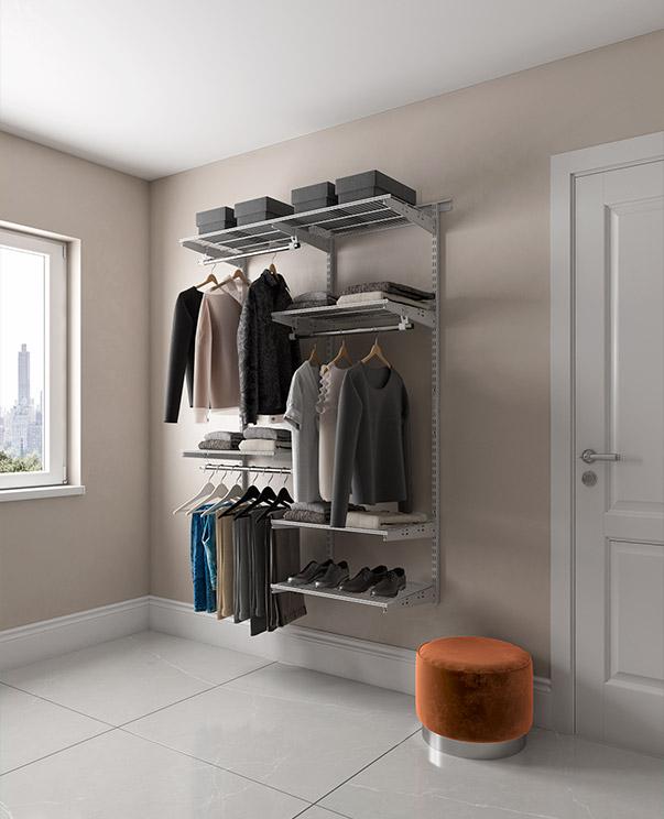 Гардеробная система Optima G120 графит